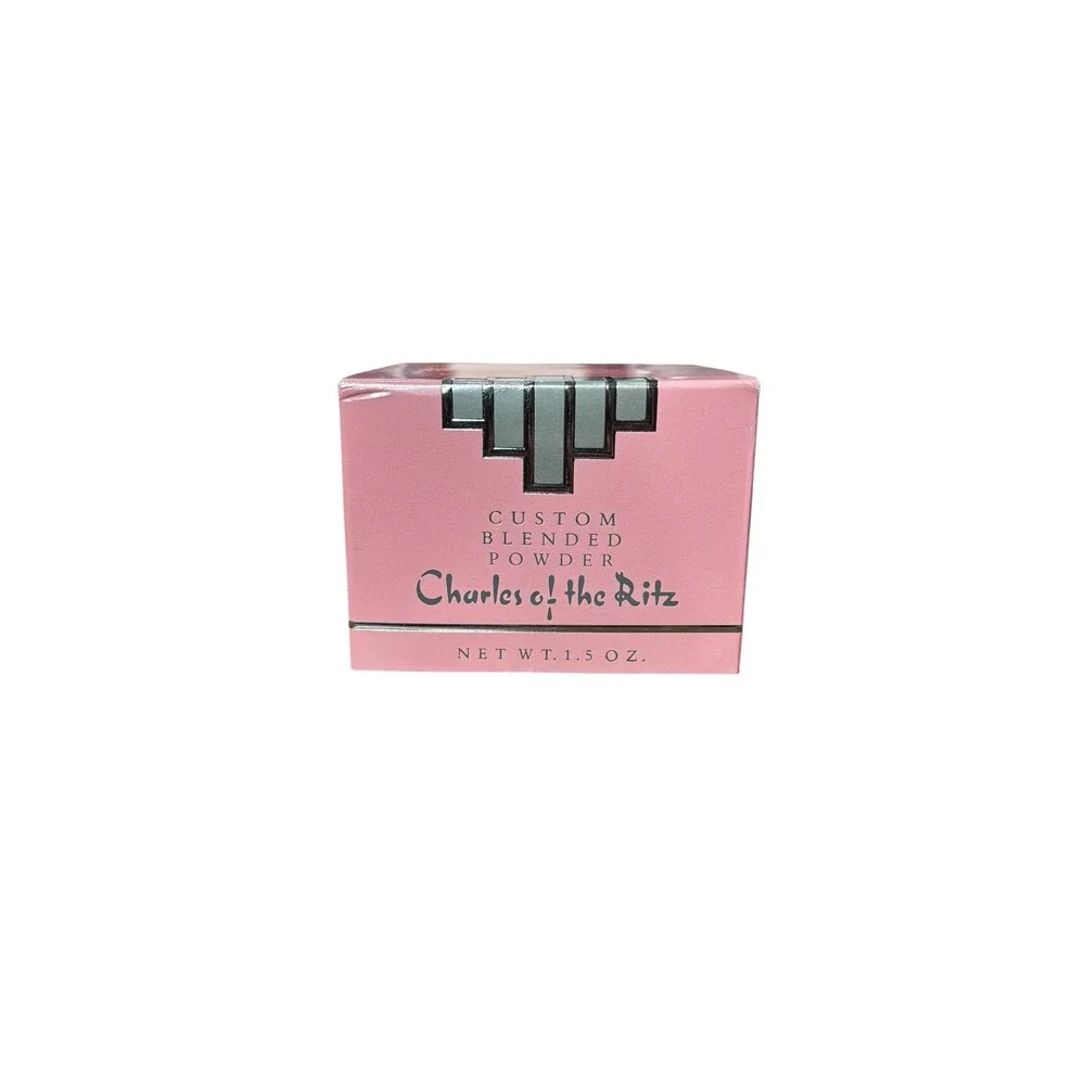 Charles of the Ritz Custom Blended Powder Classic Ivory 1.5 oz with Fan Brush